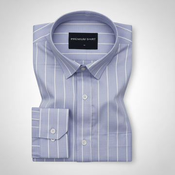 Lavender Pinstripe Oxford Shirt