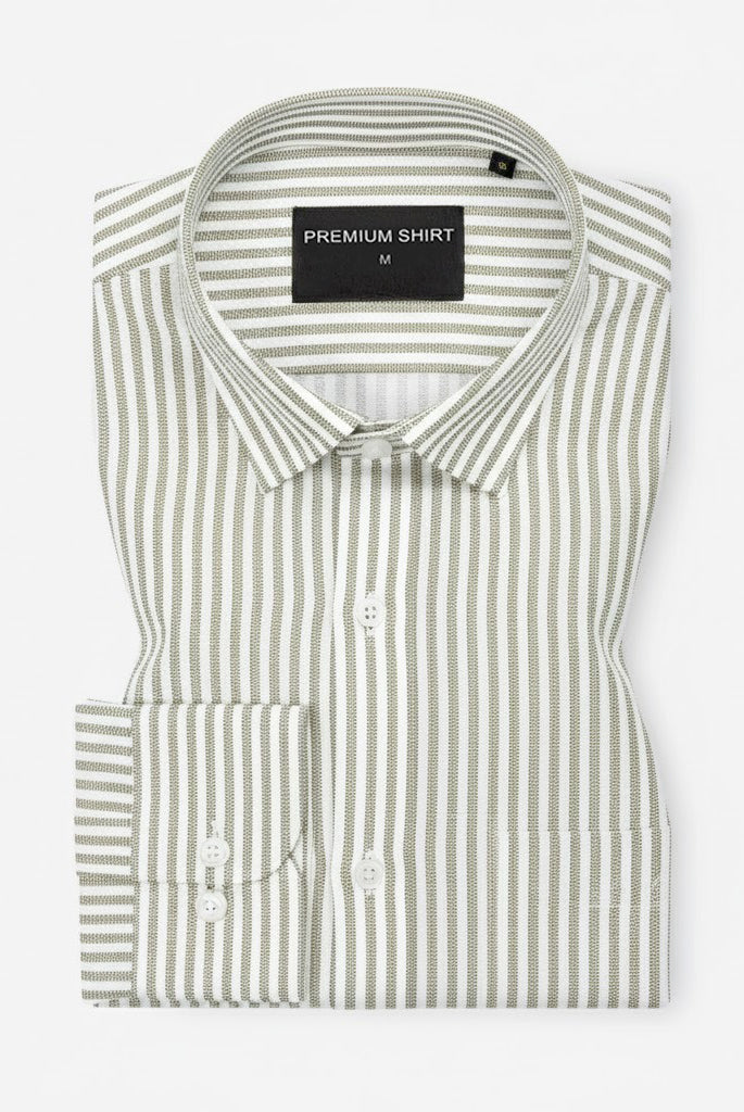 Golden Era Pinstripe Linen Shirt