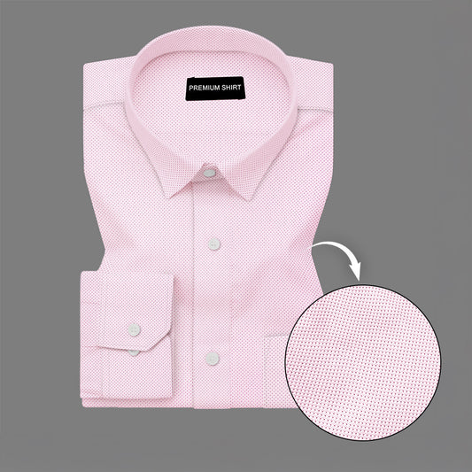 Soft Pink Party Wear Shirt for Men