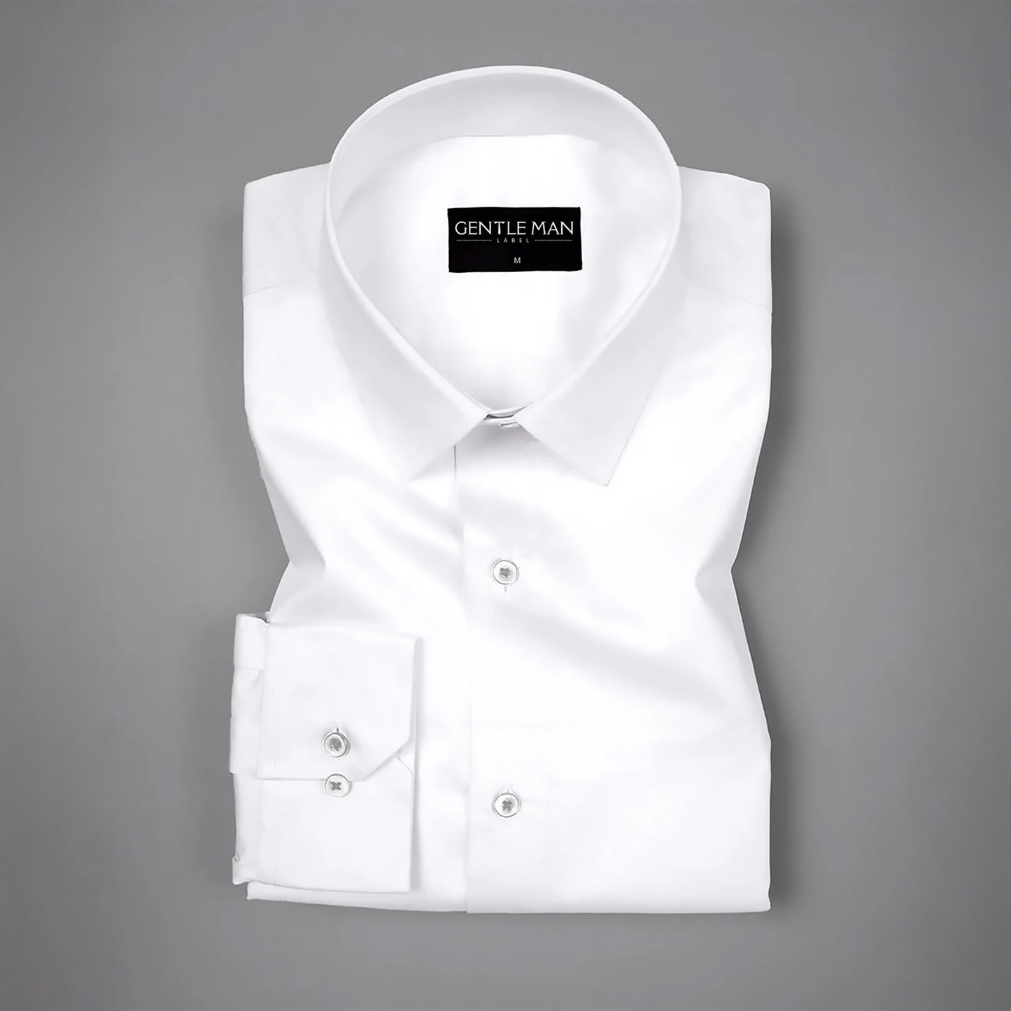 Pearl white Satin Shirt for Men