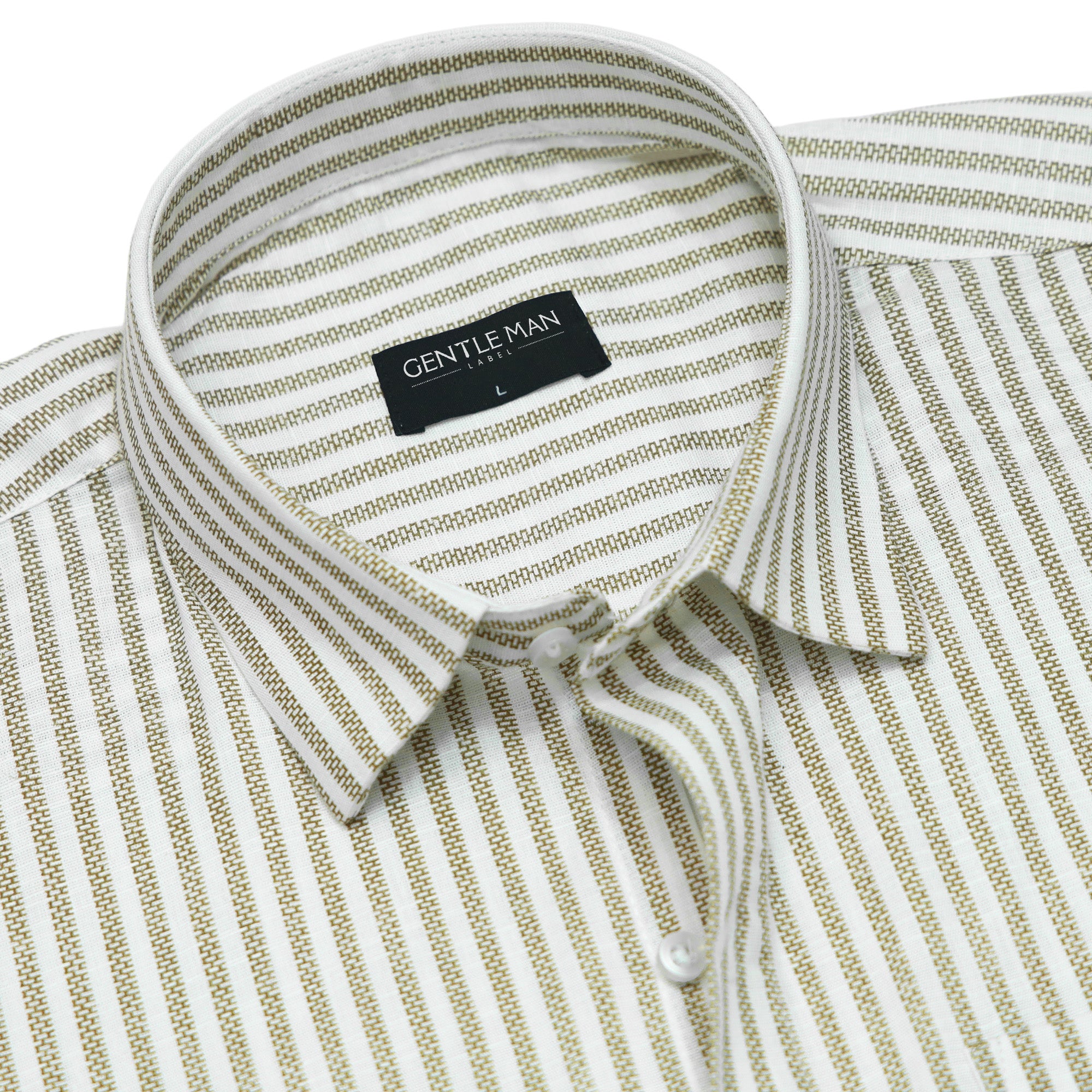 Golden Era Pinstripe Linen Shirt