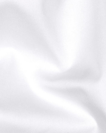 Pearl white Satin Shirt for Men