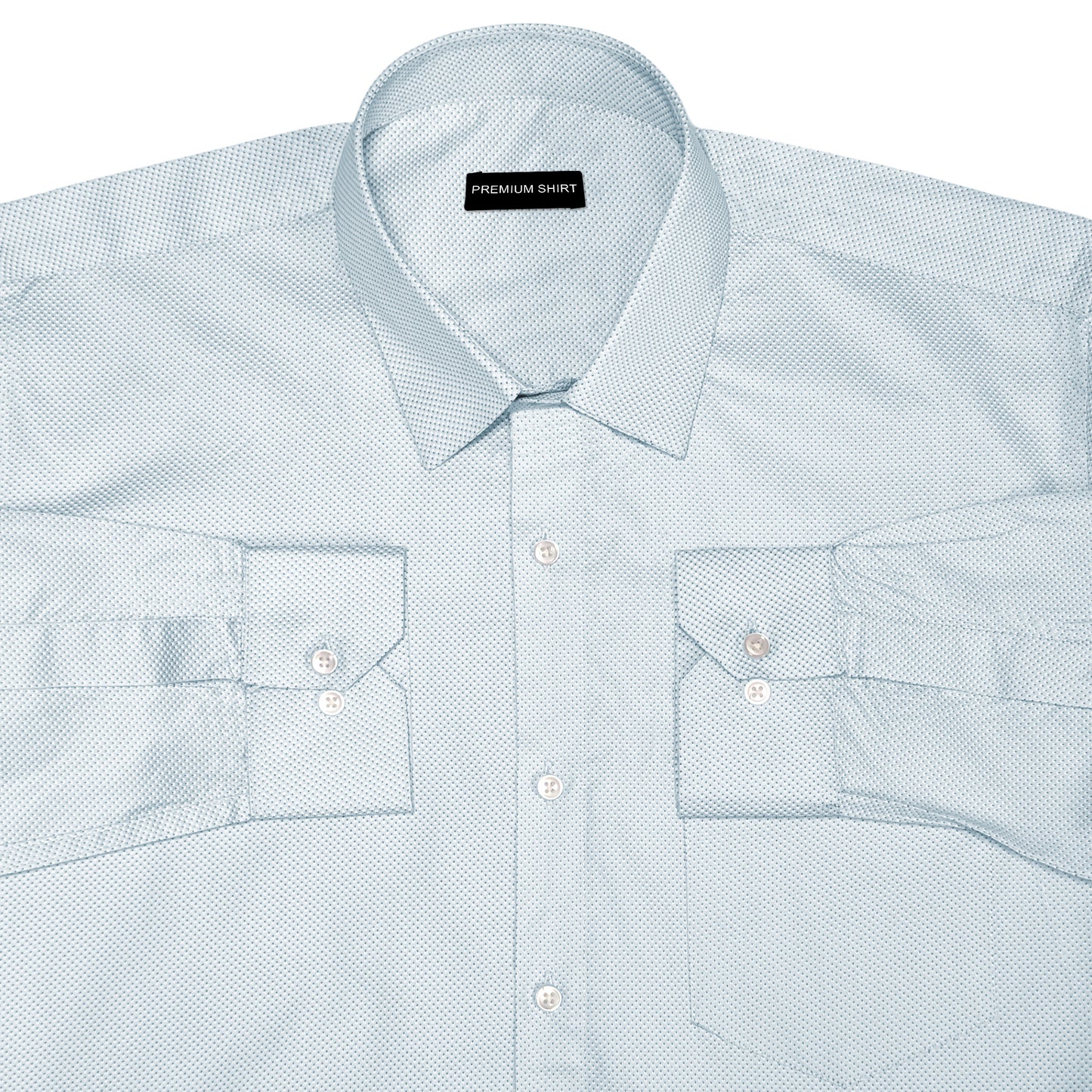 Soft Blue Party Wear Shirt for Men