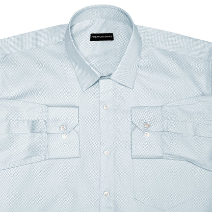 Soft Blue Party Wear Shirt for Men