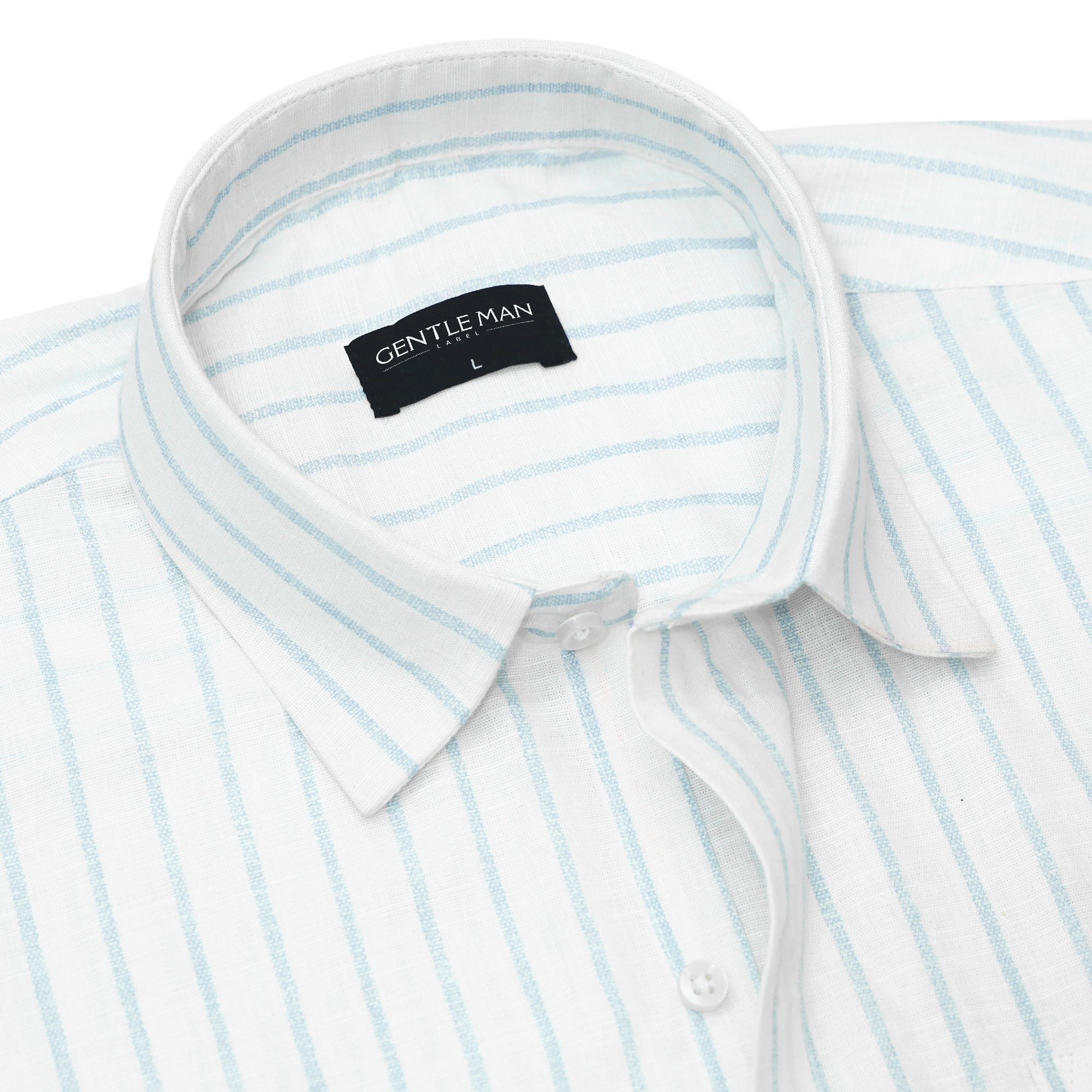 Skyline Pinstripe Linen Shirt