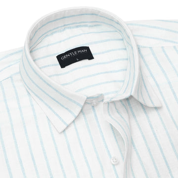 Skyline Pinstripe Linen Shirt
