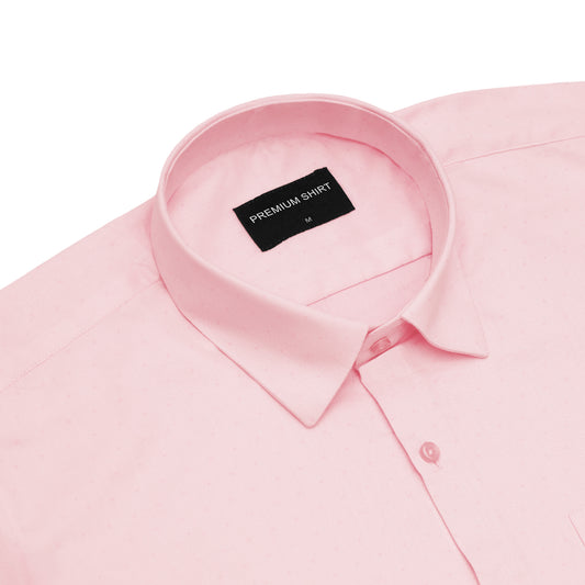 Candy Pink Party Wear Shirt for Men