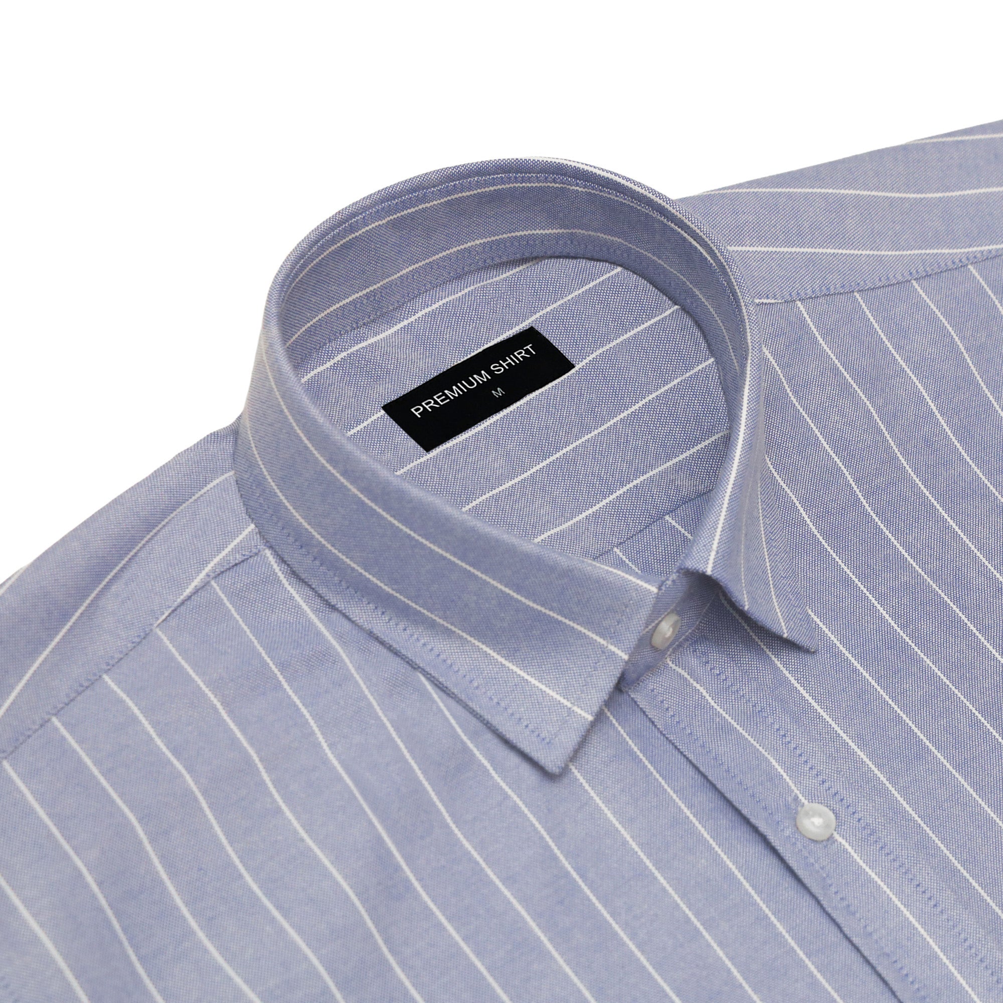 Lavender Pinstripe Oxford Shirt