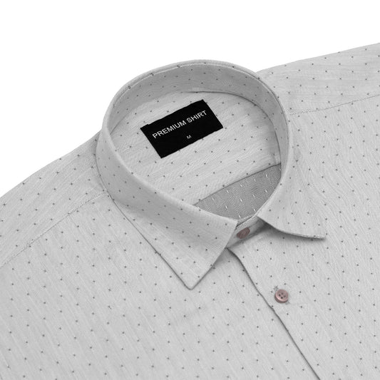 Silver Mist Party Wear Shirt for Men