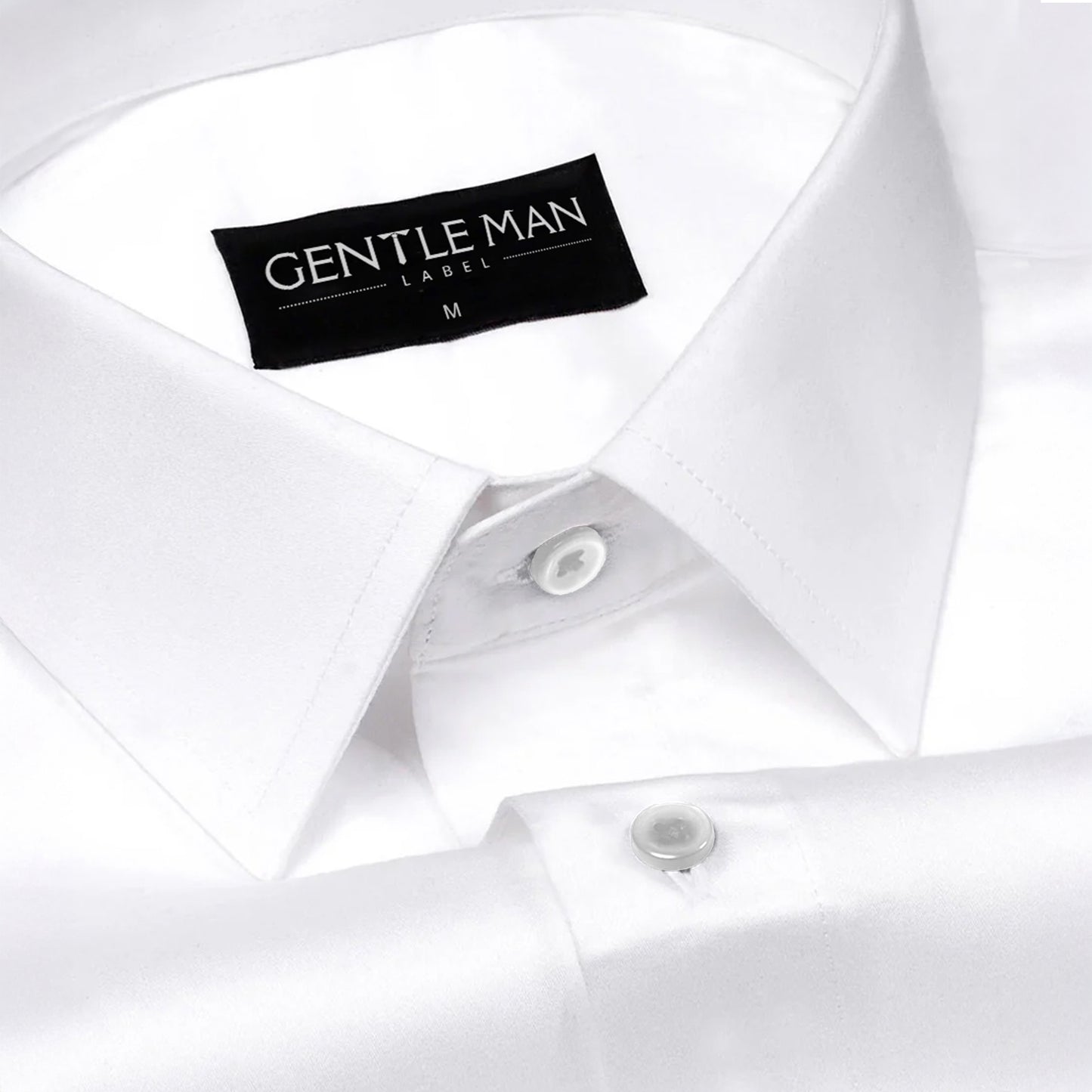 Pearl white Satin Shirt for Men