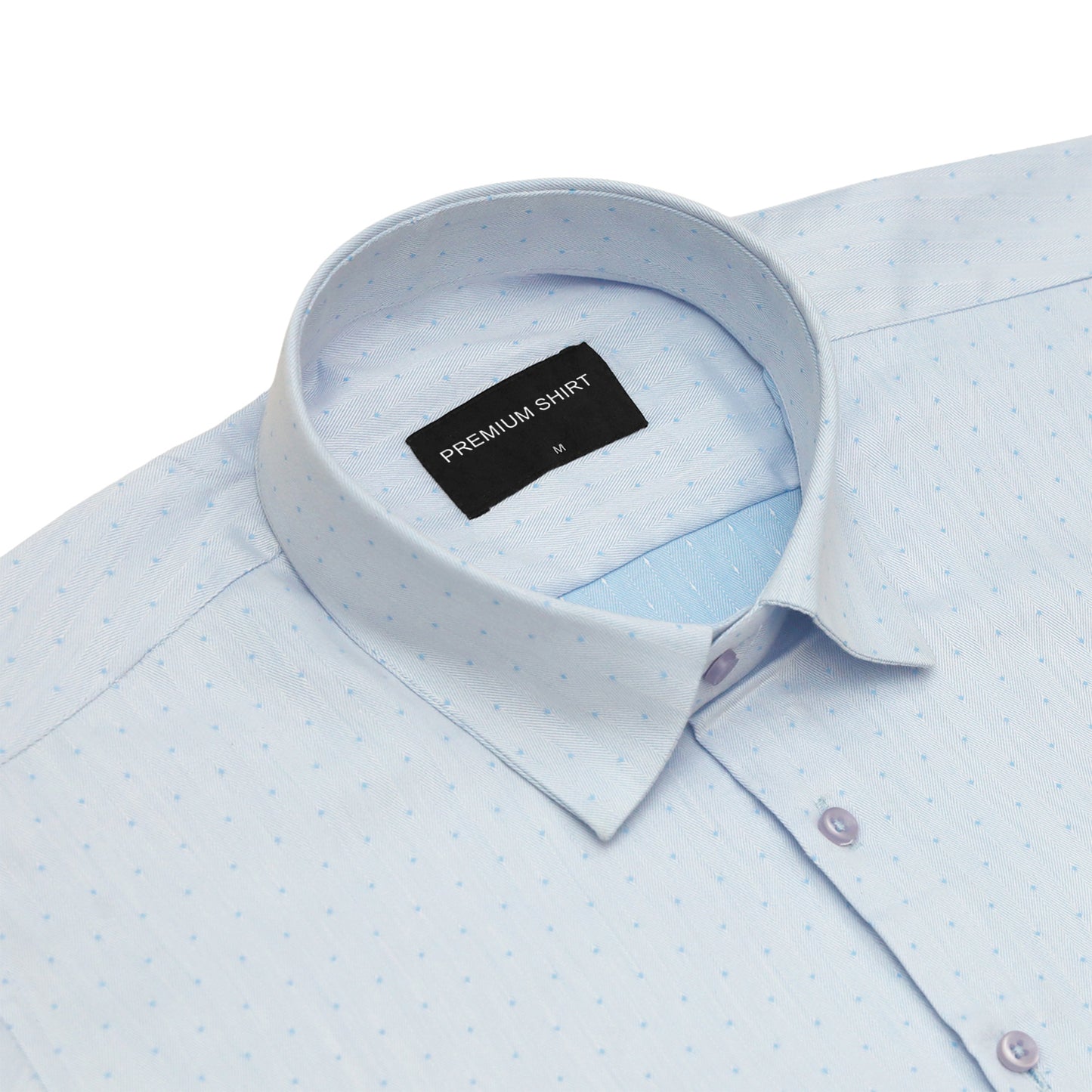 Glacier Blue Party Wear Shirt for Men