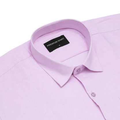 Lilac Glow Party Wear Shirt for Men