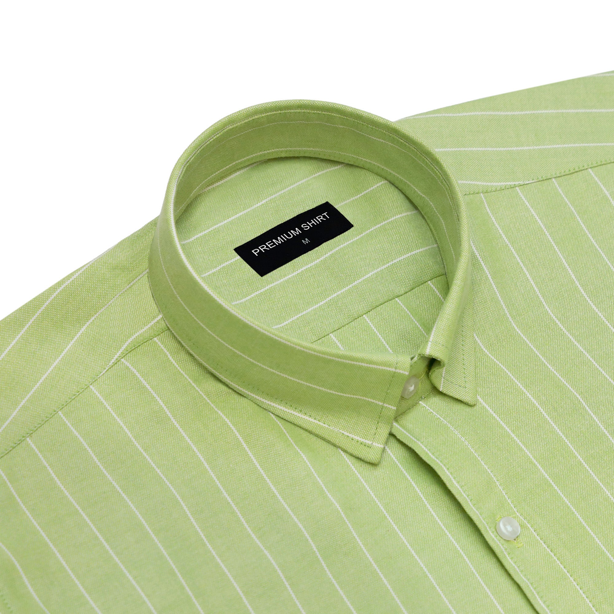 Pistachio Pinstripe Oxford Shirt