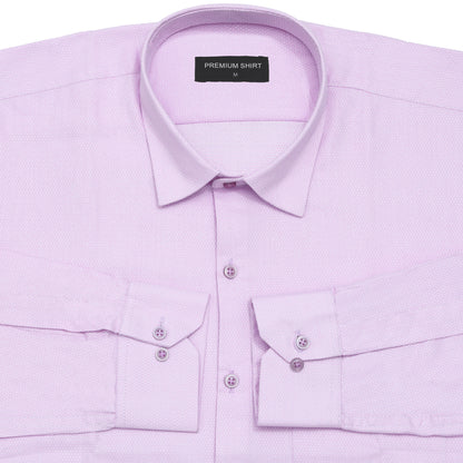 Lilac Glow Party Wear Shirt for Men