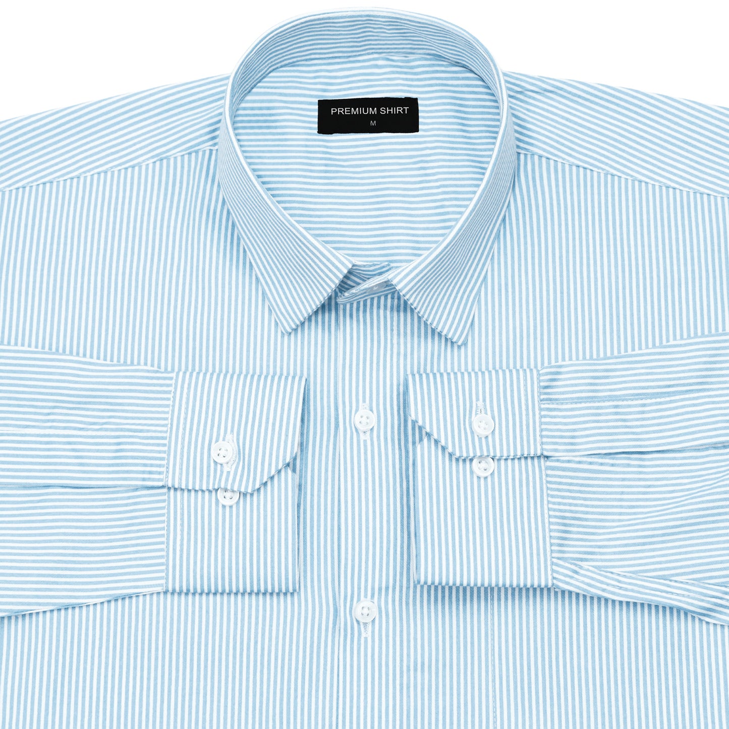 Ocean Breeze Cotton Blend Stripes Shirt for Men