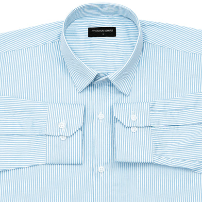 Ocean Breeze Cotton Blend Stripes Shirt for Men