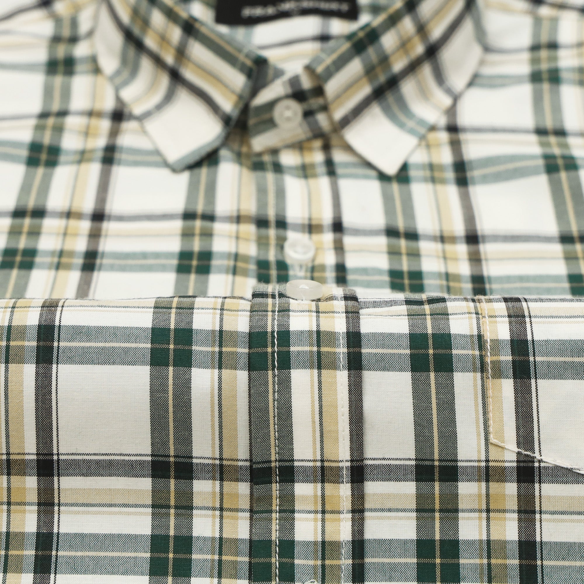 Amber Forest Classic Check Paper Cotton Shirt For Men