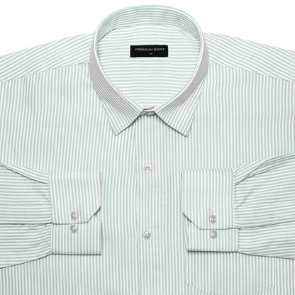 Bold Mint Pinstripe Oxford Shirt For Men