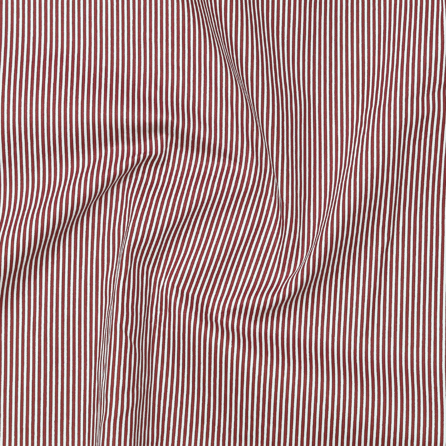 Pack of 2 Ocean Breeze & Maroon Cotton Blend Stripes Shirts Bundle For Men
