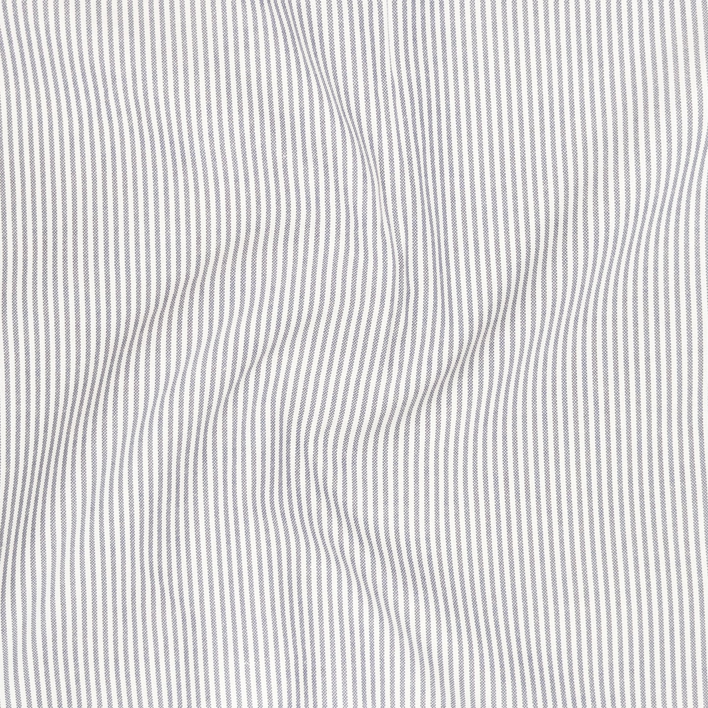 Silver Grey Pinstripe Oxford Shirt For Men