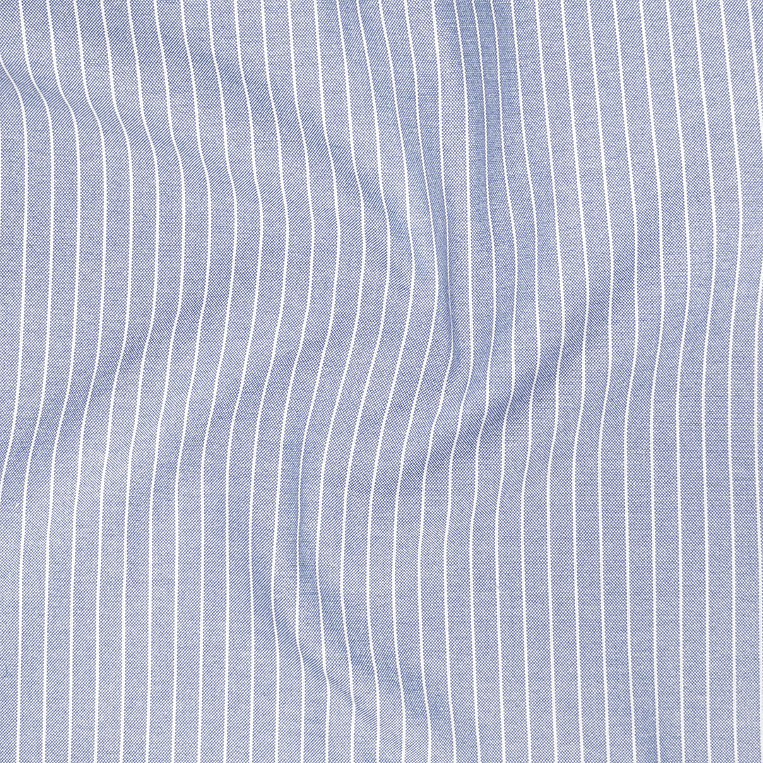 Cambridge Blue Pinstripe Oxford Shirt For Men