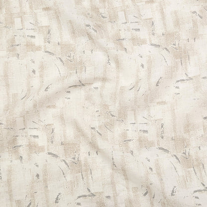 Pack of 2 Frosted Lavender & Sandstone Abstract Linen Shirts Bundle For Men