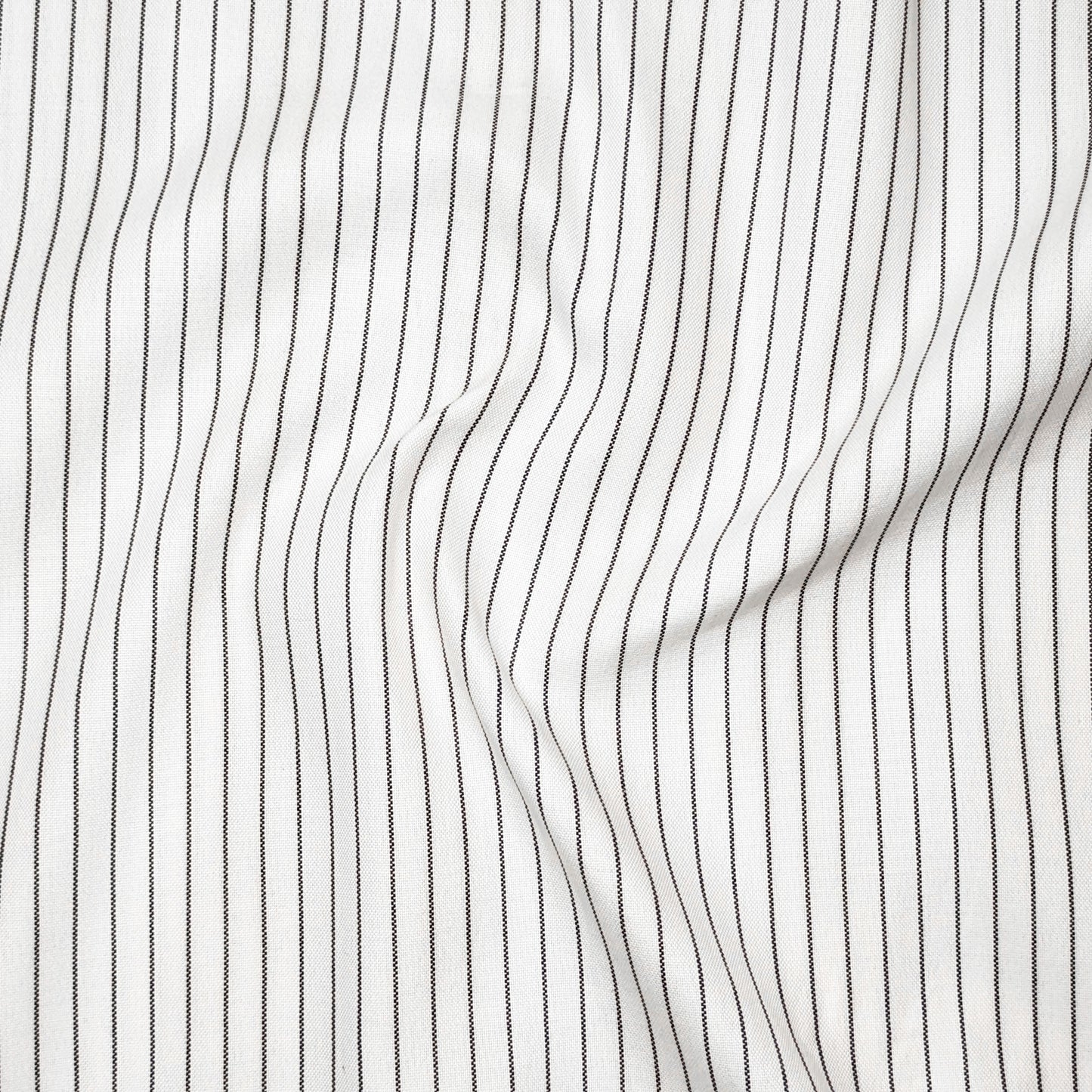 White Noir Pinstripe Oxford Shirt For Men