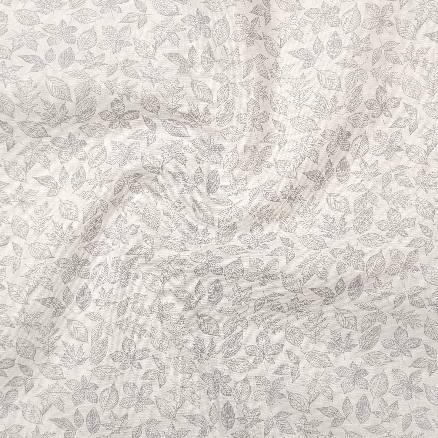 White Lavender Abstract Linen Shirt For Men