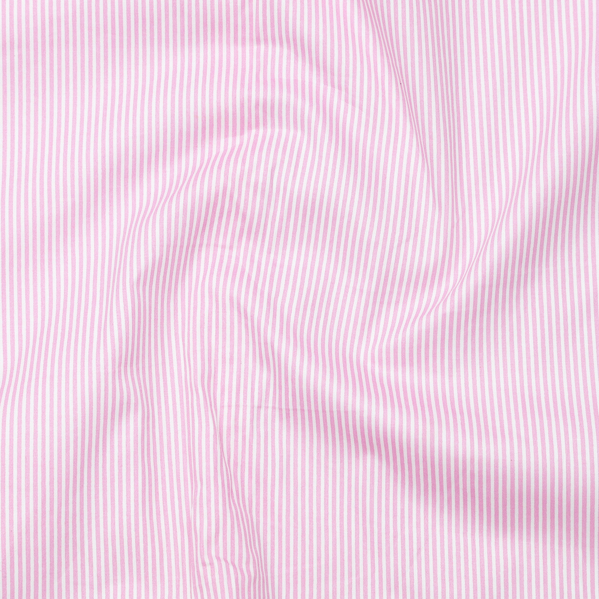 Pack of 2 Pink & Black Cotton Blend Stripes Shirts Bundle For Men