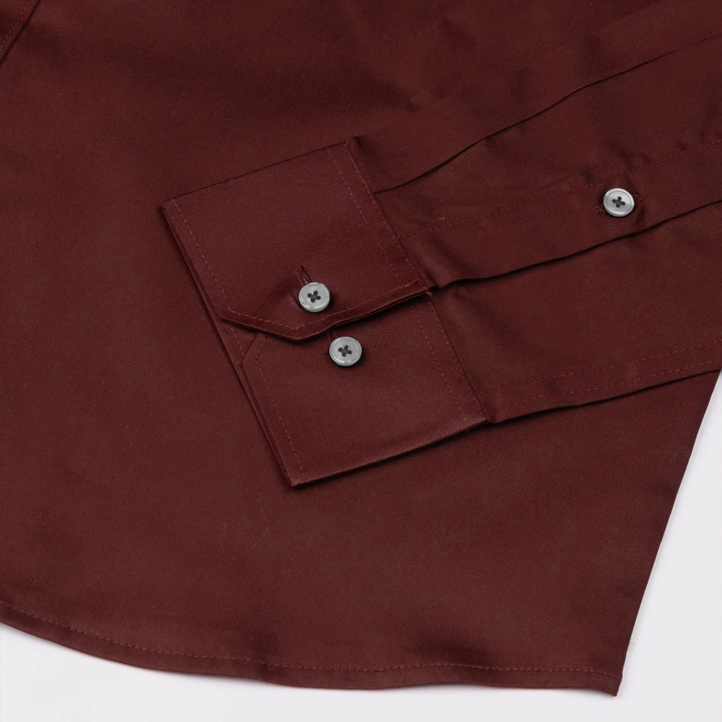 Maroon Satin Shirt for Men
