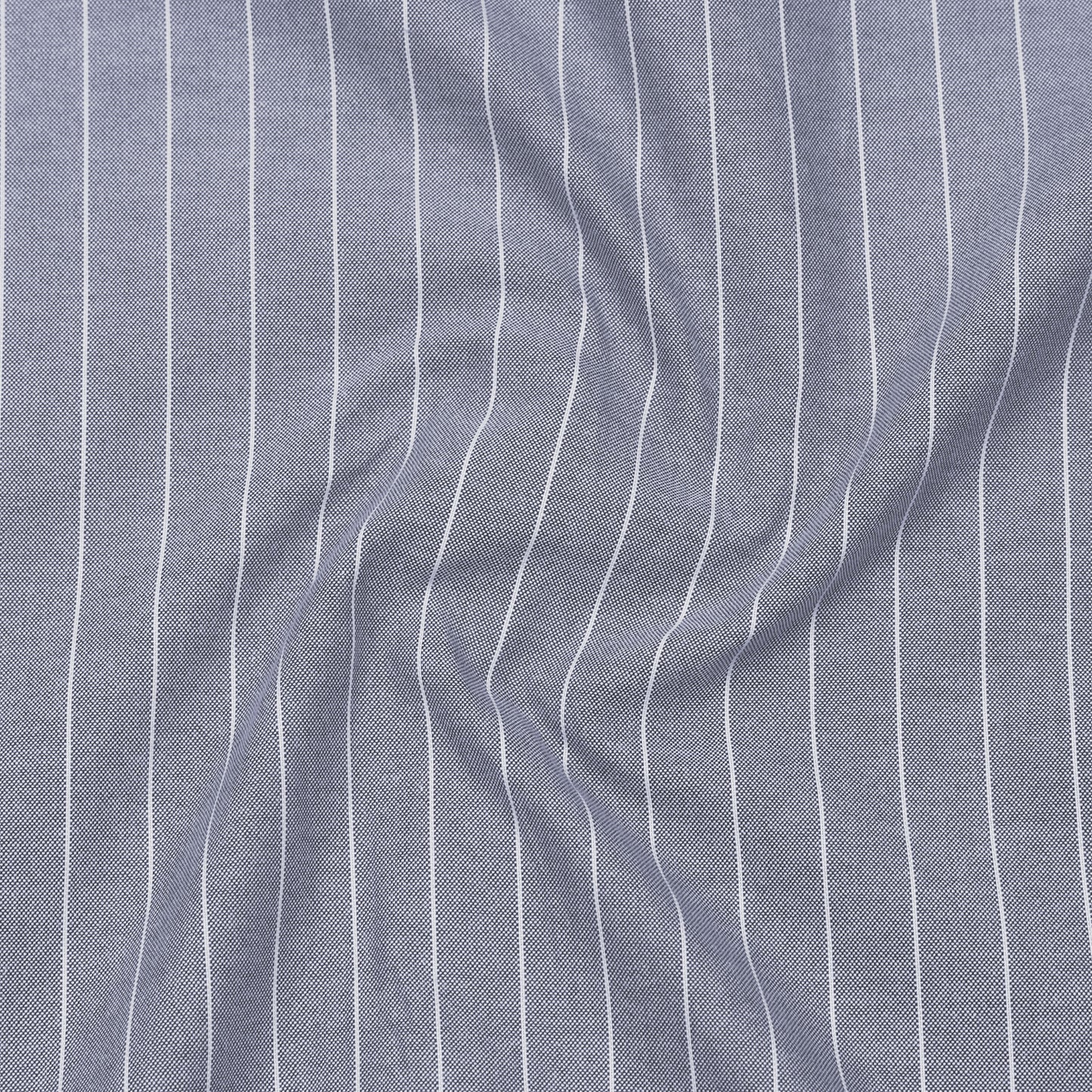 Periwinkle Pinstripe Oxford Shirt For Men