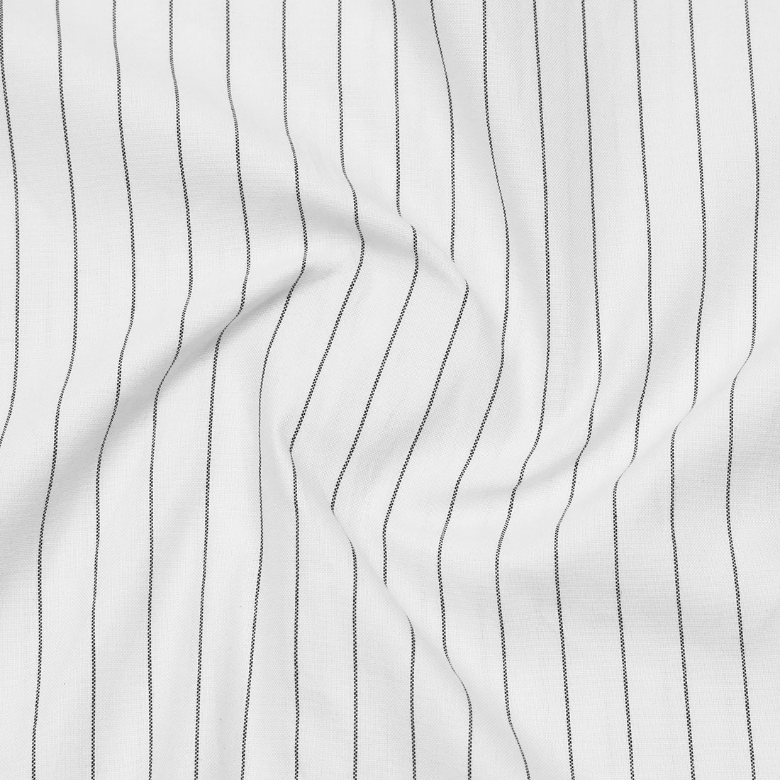 White Noir Pinstripe Oxford Shirt