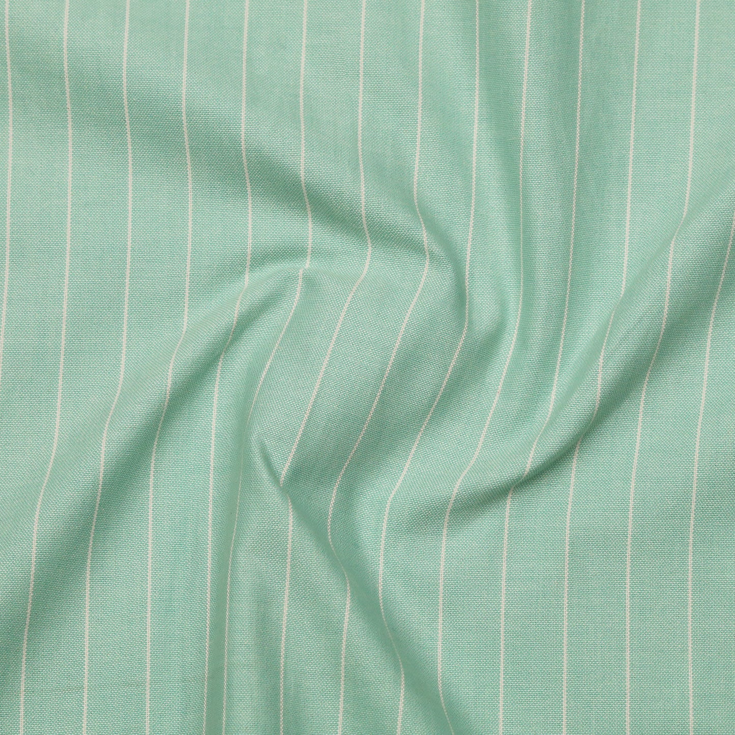 Icy Mint Pinstripe Oxford Shirt For Men