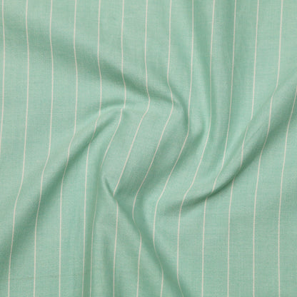 Icy Mint Pinstripe Oxford Shirt For Men