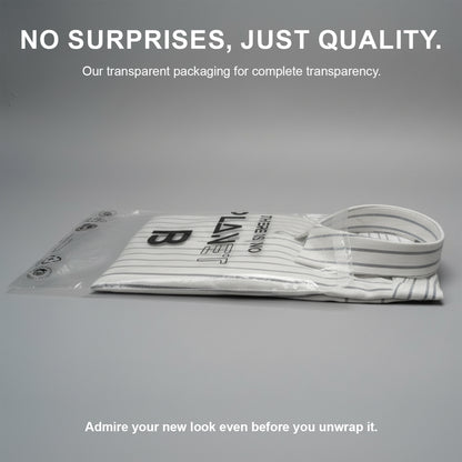 Charcoal Pinstripe Linen Shirt For Men