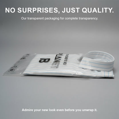 Skyline Pinstripe Linen Shirt For Men