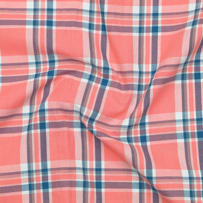 Coralberry Classic Check Cotton Shirt for Men