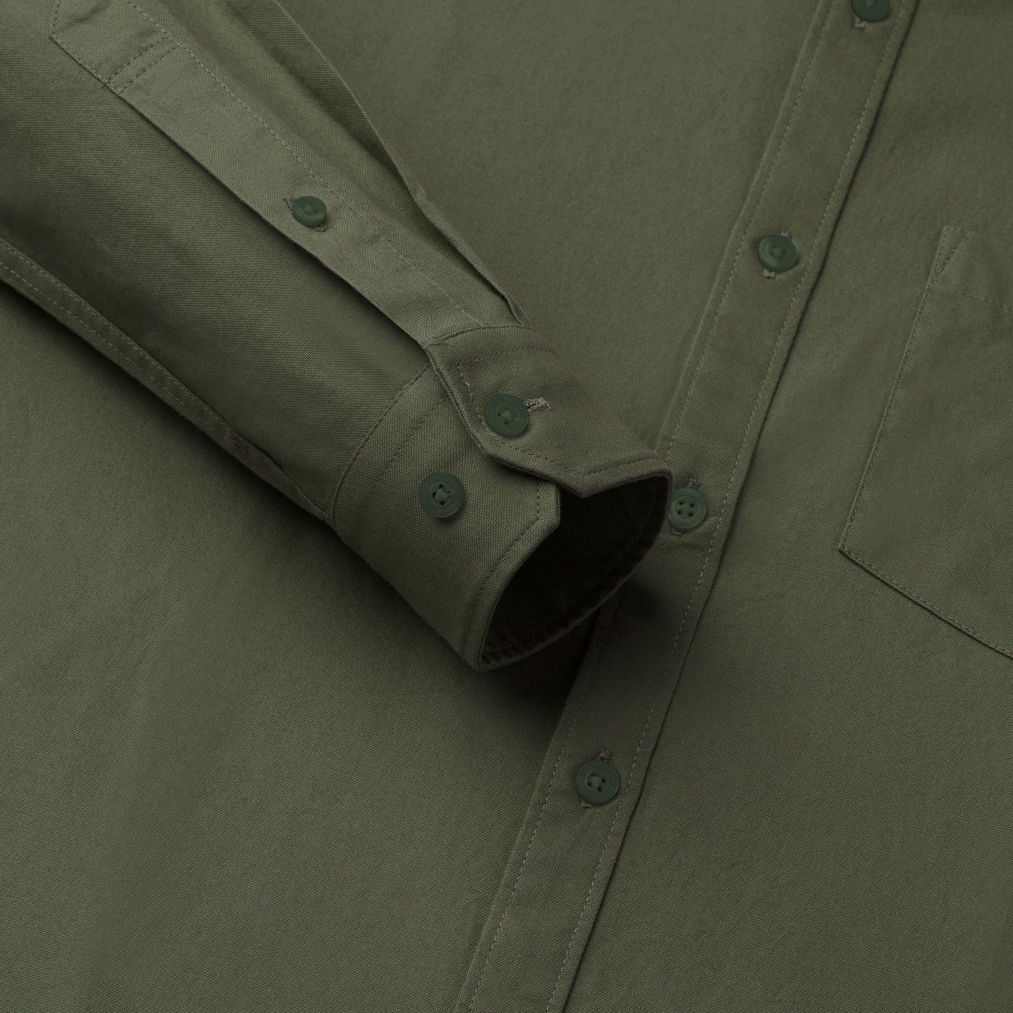 Olive Green Northface Shirt for Man