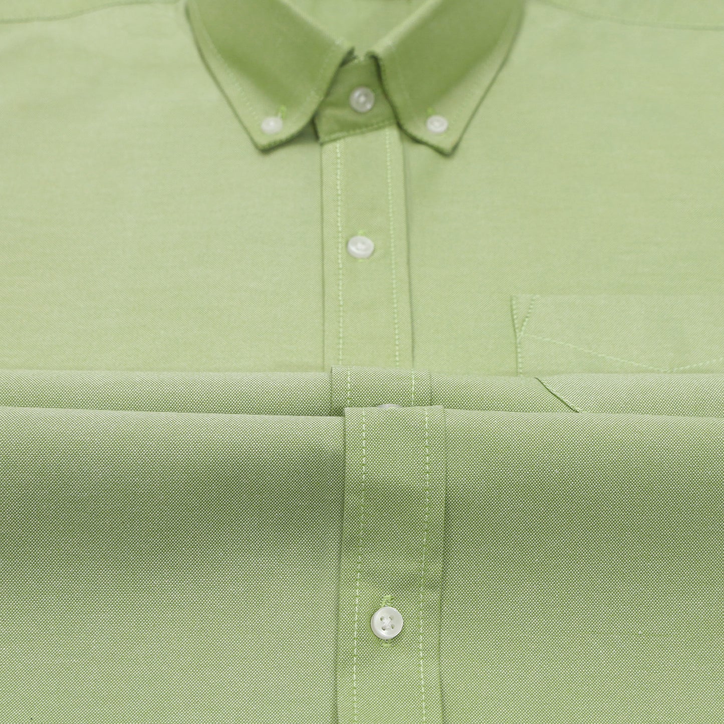 New Green Oxford Cotton Shirt For Men