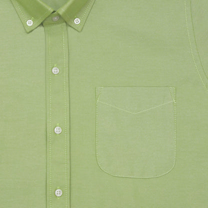 New Green Oxford Cotton Shirt For Men