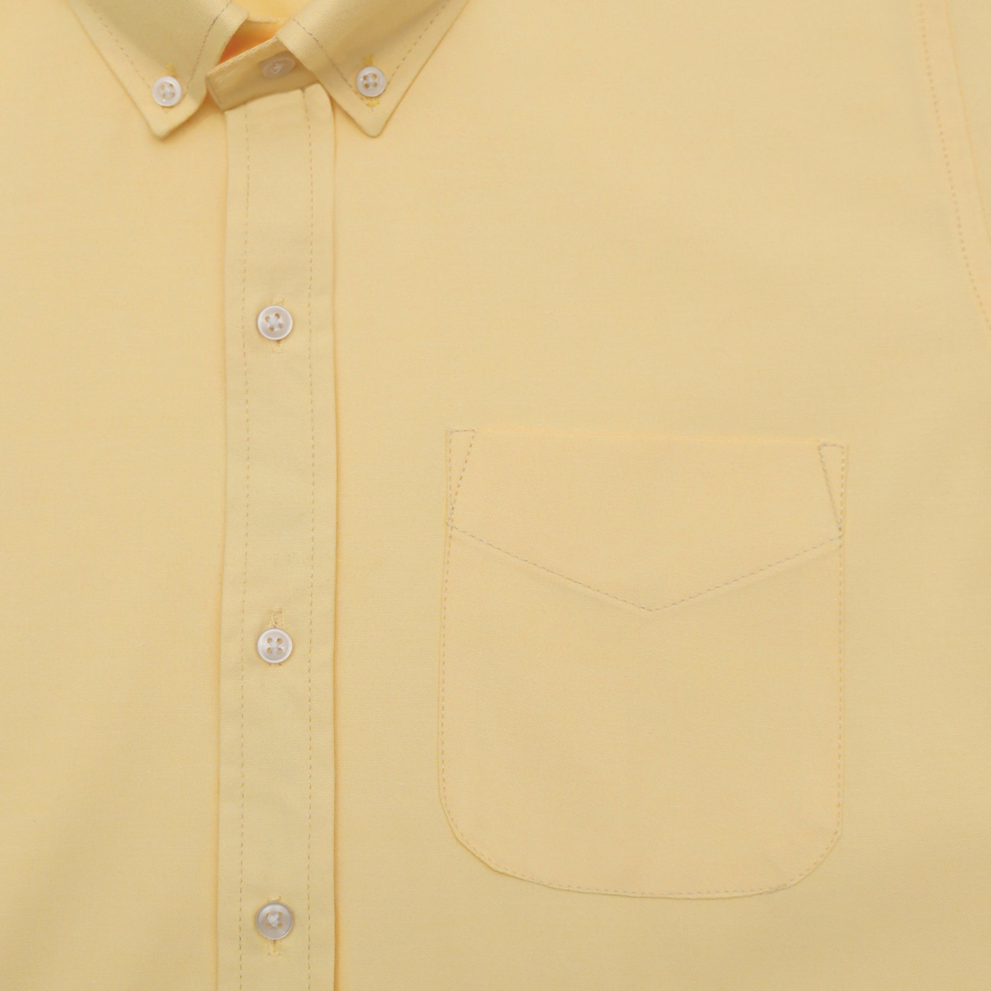 Lemon Oxford Cotton Shirt For Men