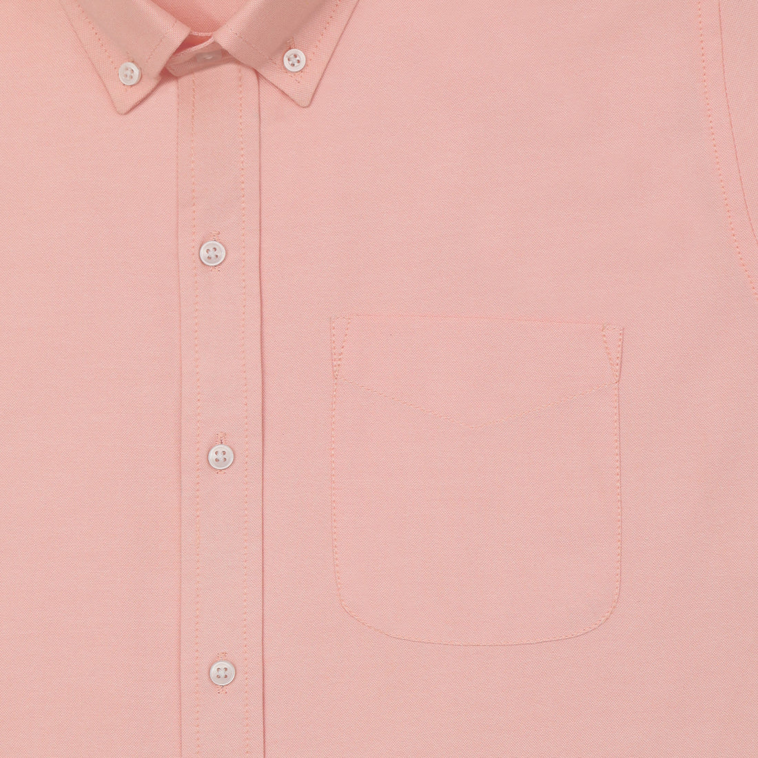 Peach Oxford Cotton Shirt For Men