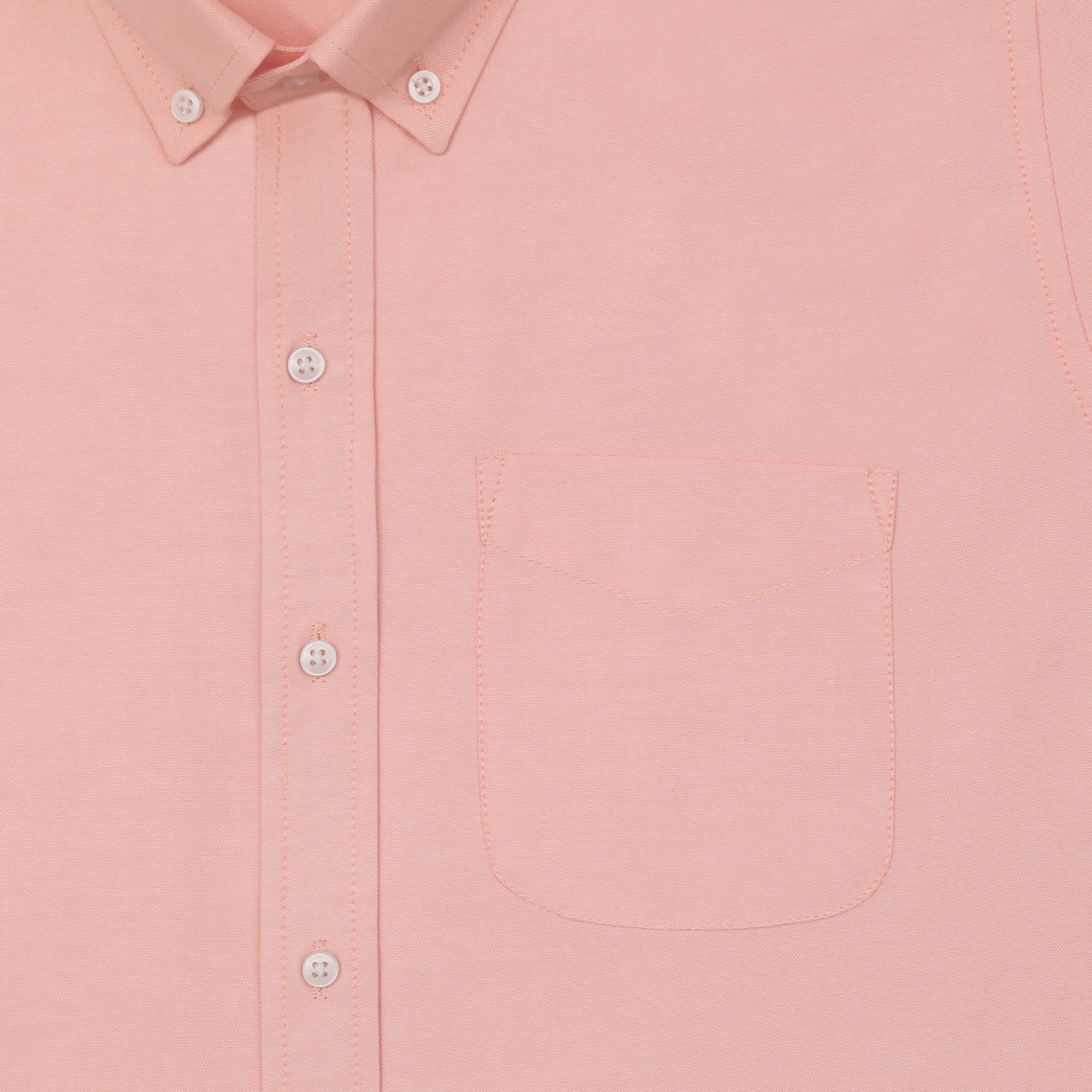 Peach Oxford Cotton Shirt For Men