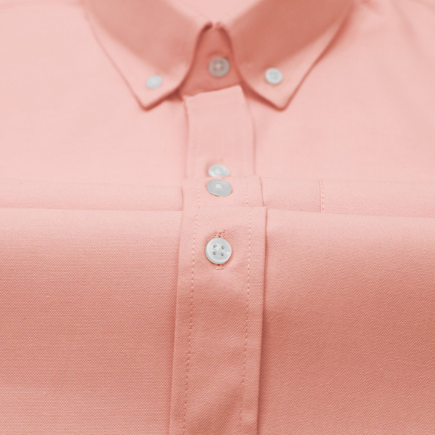 New Peach Oxford Cotton Shirt For Men