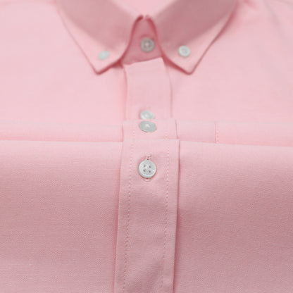 New Pink Oxford Cotton Shirt For Men