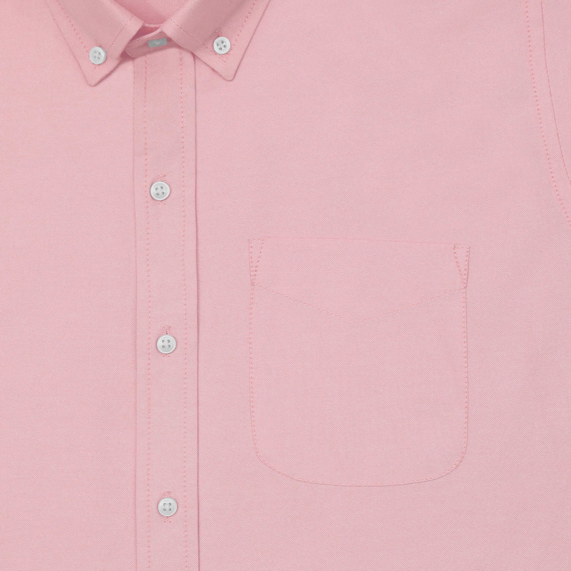 Pink Oxford Cotton Shirt For Men