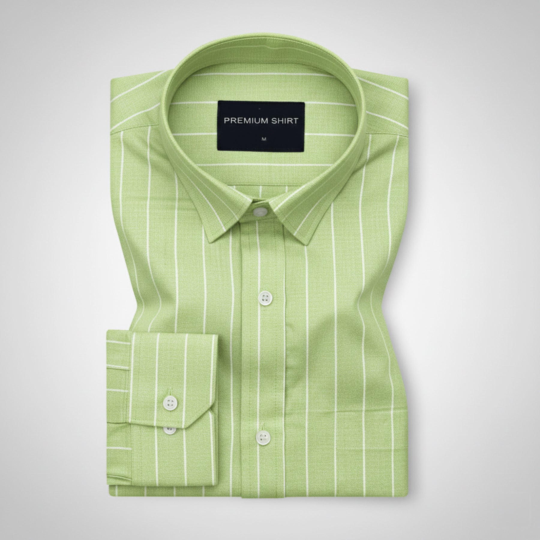 Pistachio Pinstripe Oxford Shirt