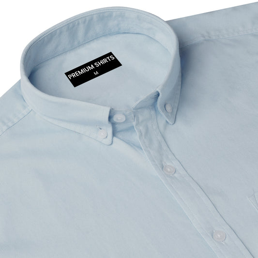 Sky Blue Northface Shirt for Man