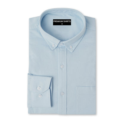 Sky Blue Northface Shirt for Man