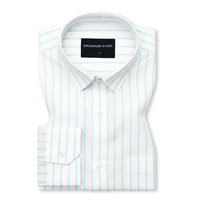Skyline Pinstripe Linen Shirt For Men